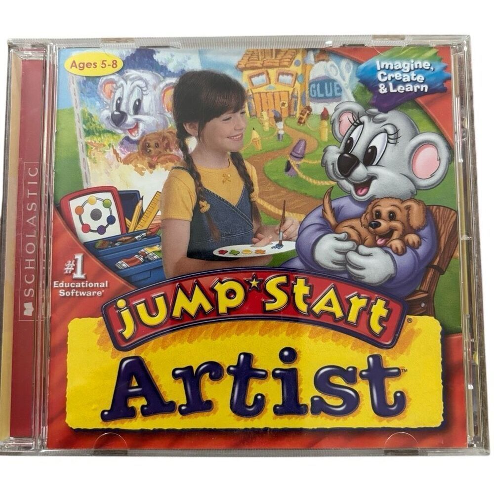 Jump Start Artist PC CD-ROM For Windows 98/Me/2000/XP Learning System